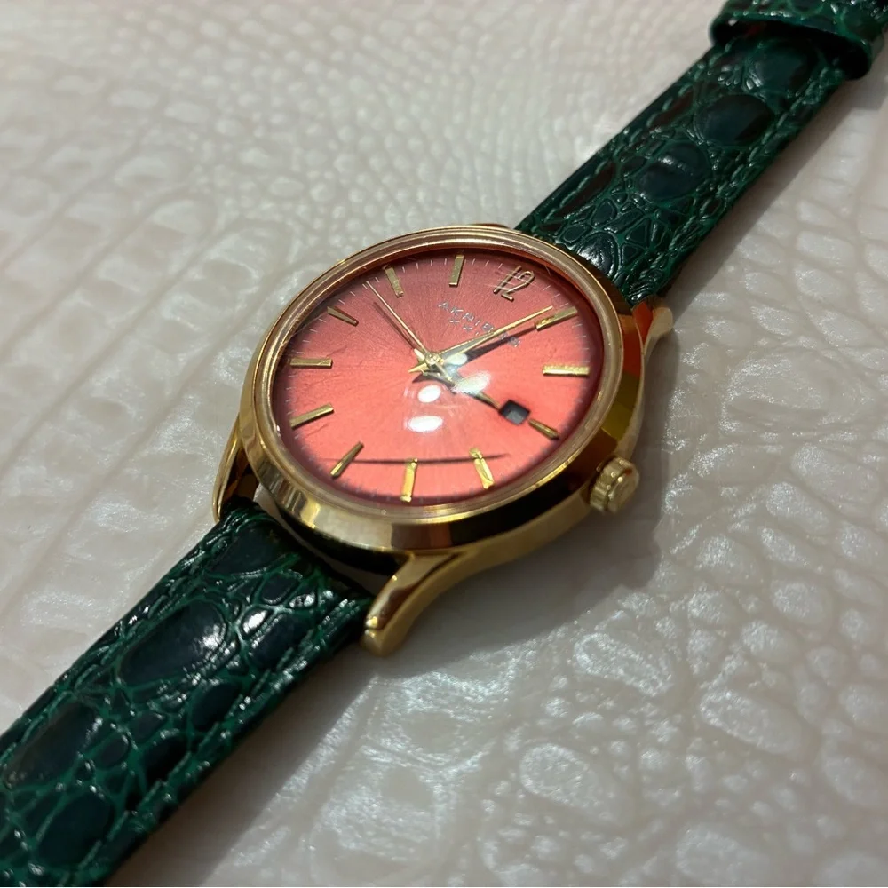 Akribos  Gold color Watch